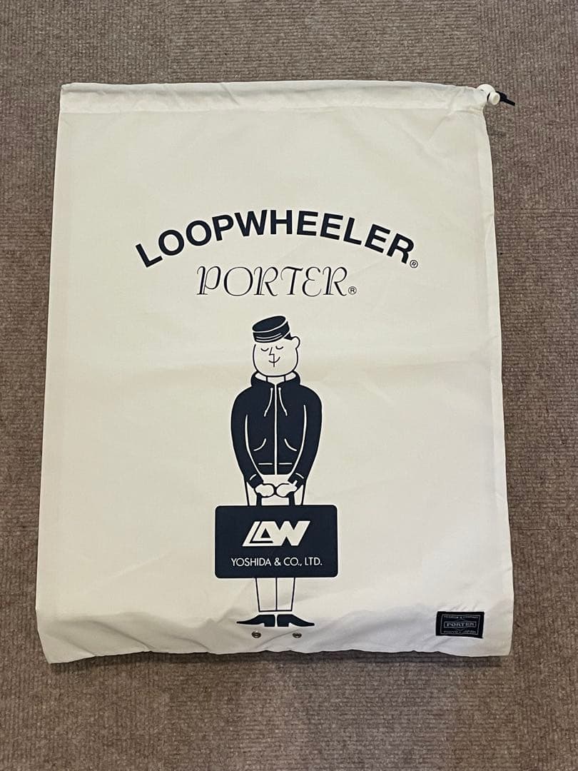 LOOPWHEELER X 吉田カバンPORTER コラボスウェットシャツ