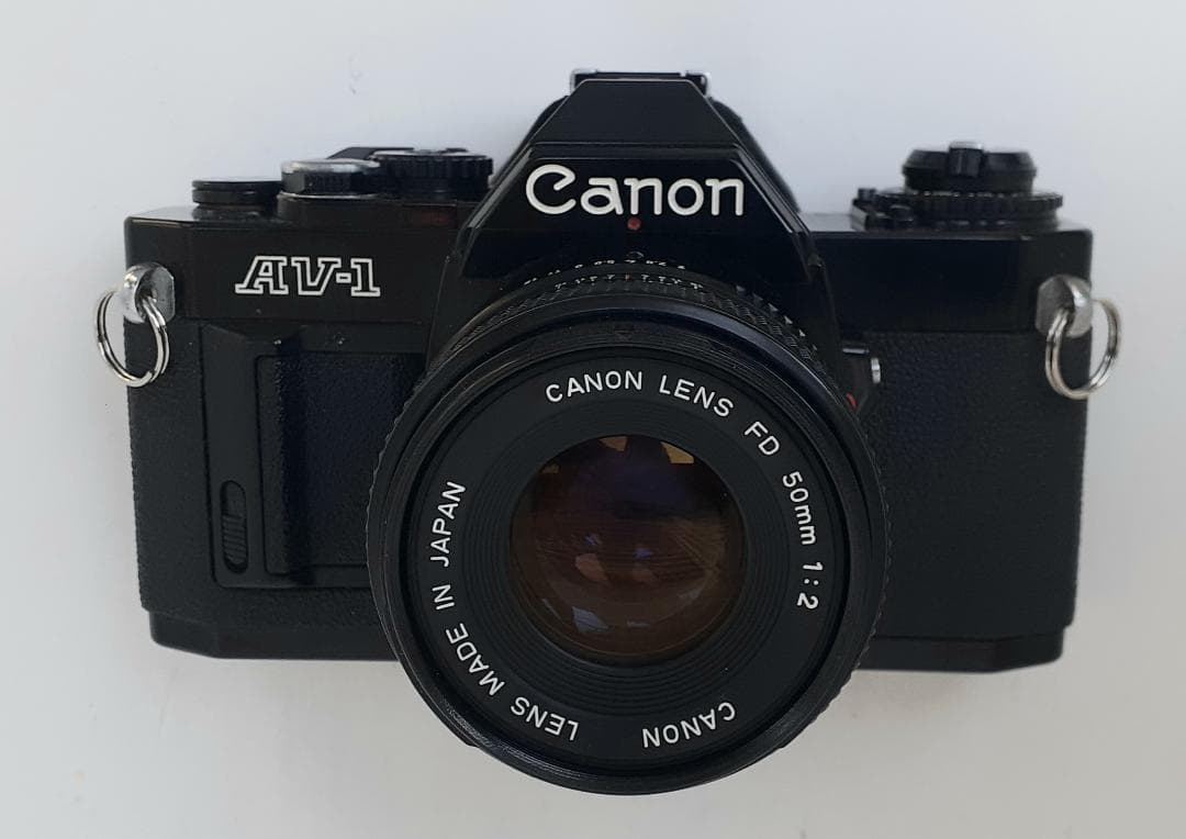 実写済・絞り優先AEの超簡単キヤノン一眼「AV-1」