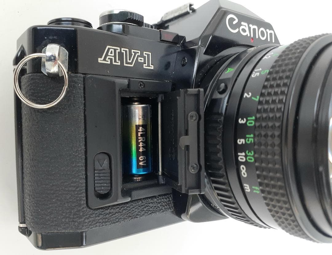実写済・絞り優先AEの超簡単キヤノン一眼「AV-1」