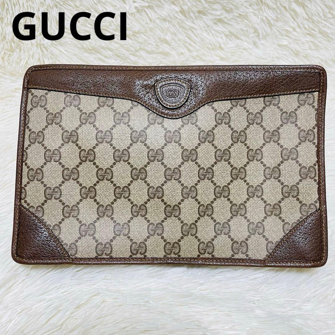 GUCCI オールドグッチ セカンドバッグ クラッチバッグ GG スプリーム