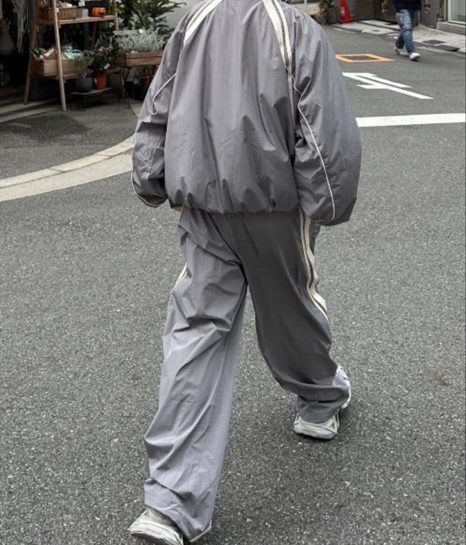 【Chikashitsu +】set up track pant