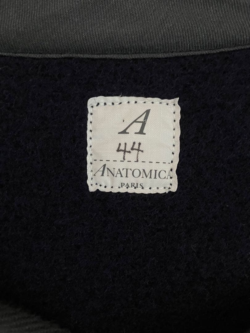 ANATOMICA アナトミカ ブラウンズビーチベスト 44 ごま塩 USN