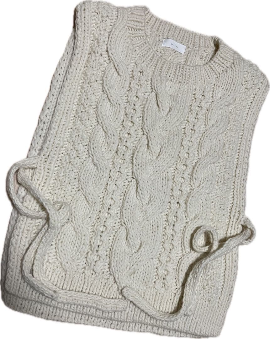 新品 かぐれ ペルーアランニットベスト ベスト