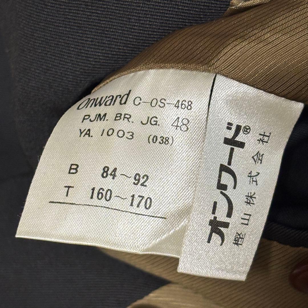 希少 OLDジャンポールゴルチエ　ダブル　ジャケット　48 ダークブラウン光沢