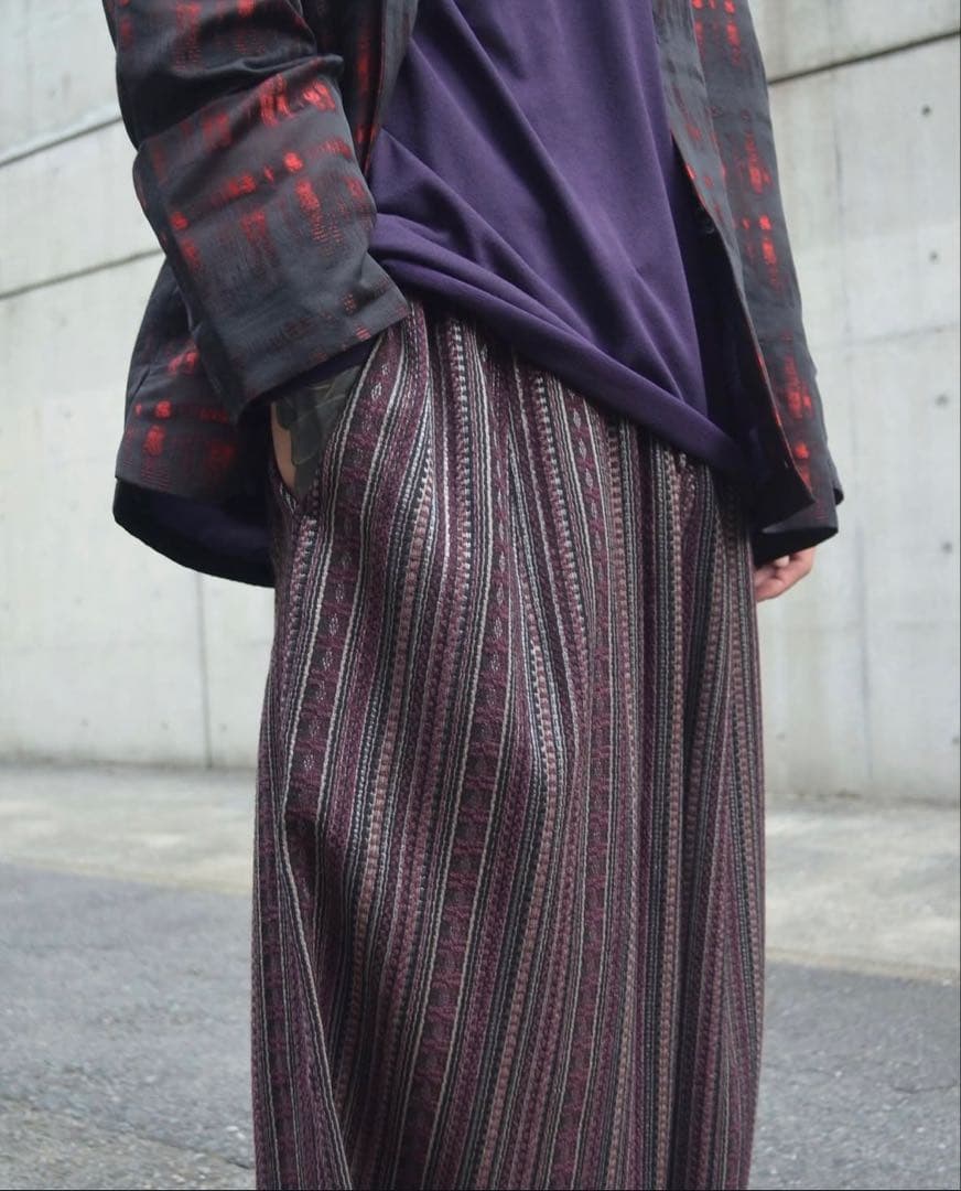 needles パンツ　パープル