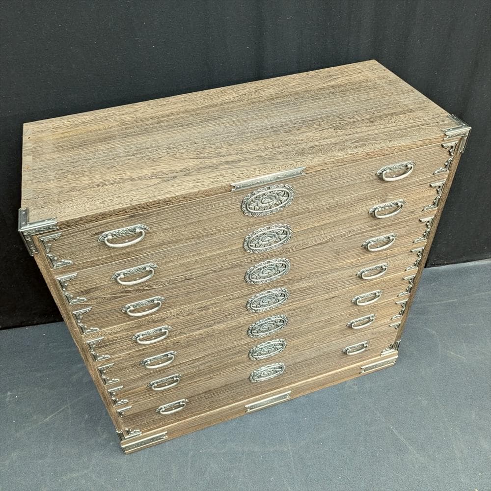 美品　丸石商事　桐箪笥　整理箪笥　箪笥　タンス　たんす　着物　衣類　蟻組　気密