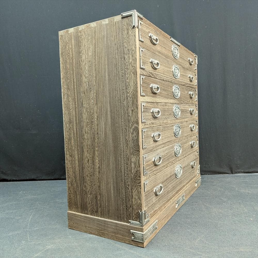 美品　丸石商事　桐箪笥　整理箪笥　箪笥　タンス　たんす　着物　衣類　蟻組　気密