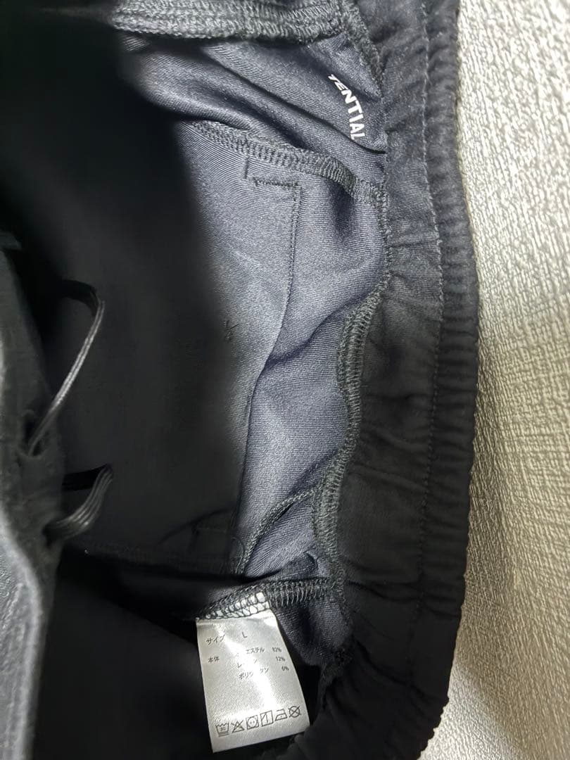 TENTIAL ノーカラージャケット&パンツセットL 黒　MIGARU