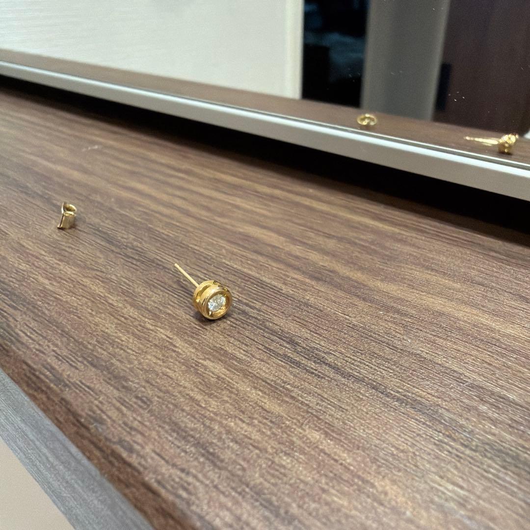 ダイヤ　ダイヤモンドピアス　片耳　tsutsumi ツツミ