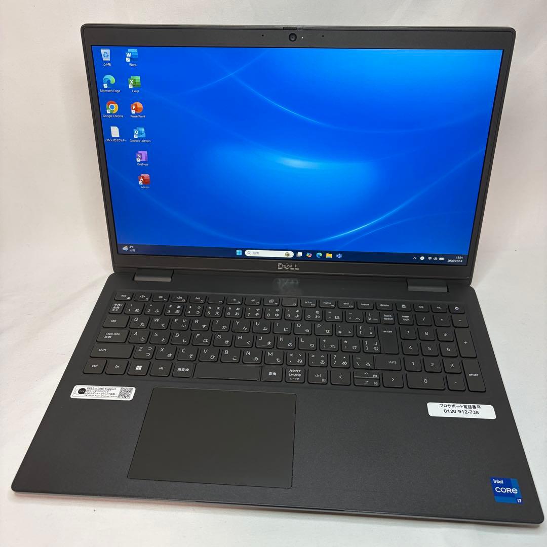 美品 LATITUDE 3520 第11世代 i7 16GB フルHD オフィス