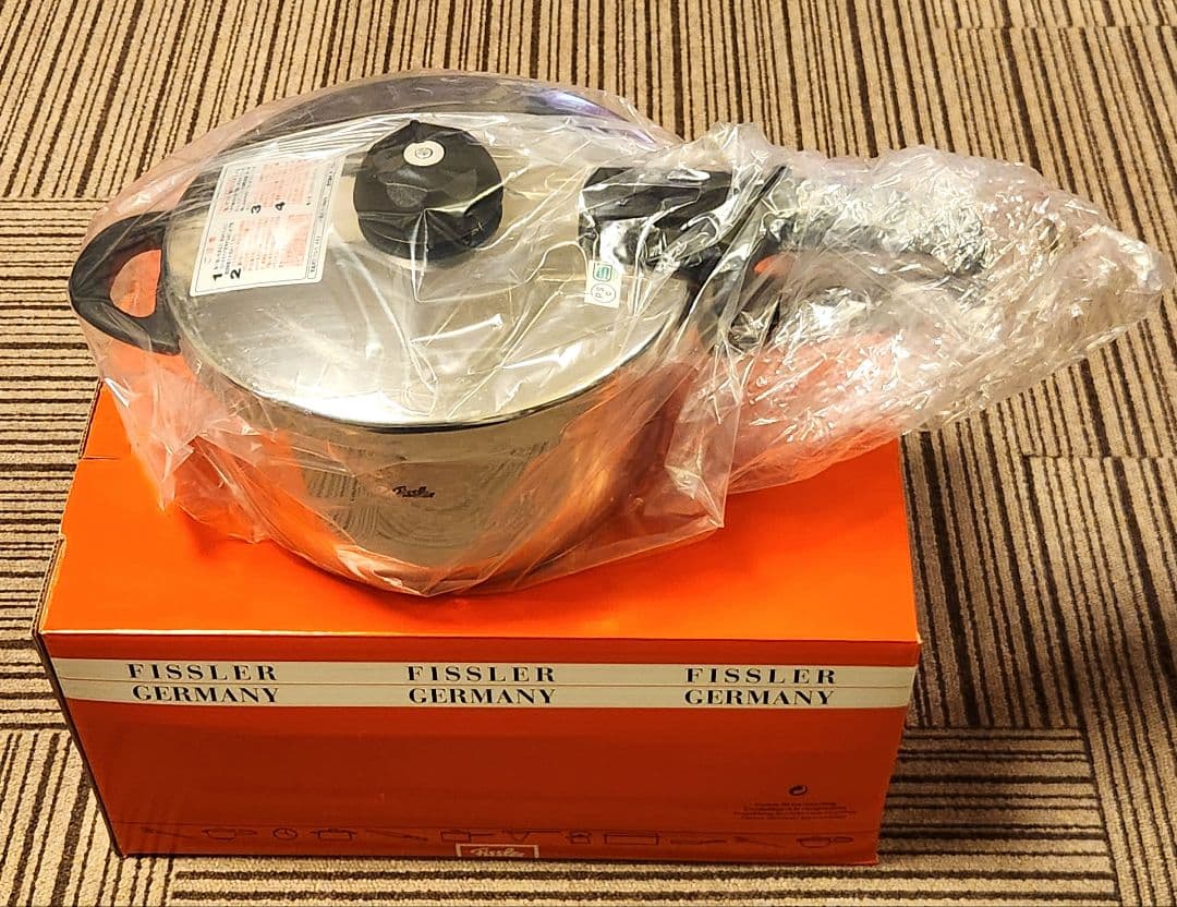 【未使用】Fissler 圧力鍋 ロイヤルシリーズ4.5L スペシャル3点セット
