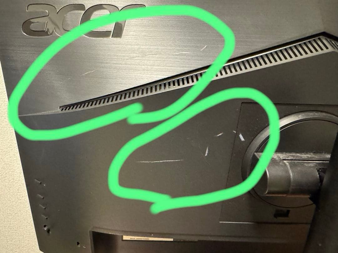 ゲーミングモニター　acer NITRO XV252Q zbmiiprx