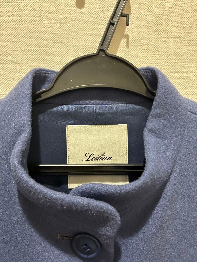 最終価格　2024AWSSレリアンカシミヤスタンドカラーコート深喜毛織 9号