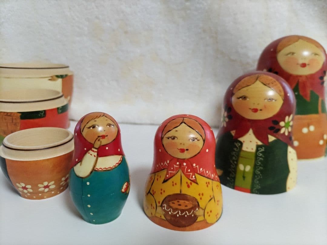 可愛いマトリューシカ ロシアで購入　9個セット