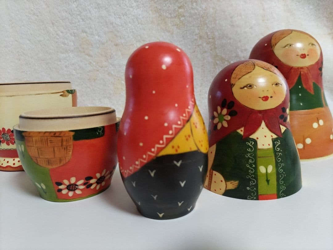 可愛いマトリューシカ ロシアで購入　9個セット