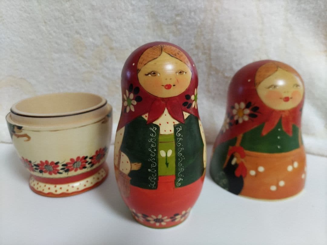可愛いマトリューシカ ロシアで購入　9個セット