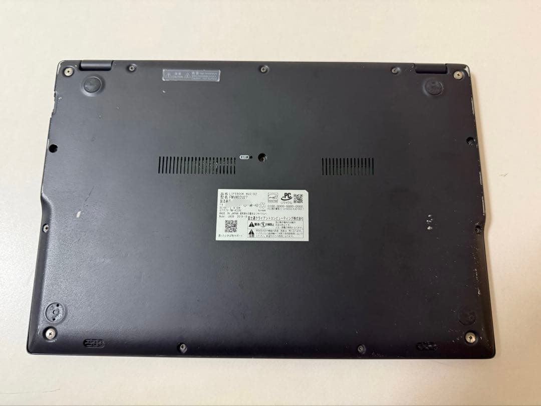 富士通LIFEBOOK WU2/D2 第8世代 Core i3 メモリ8GB