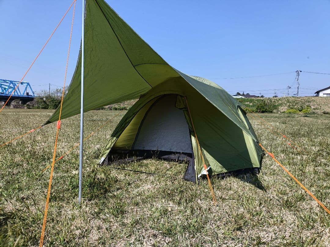 ドマドームライト2+アンダーシート+トレックタープ+コンパクトポール150cm