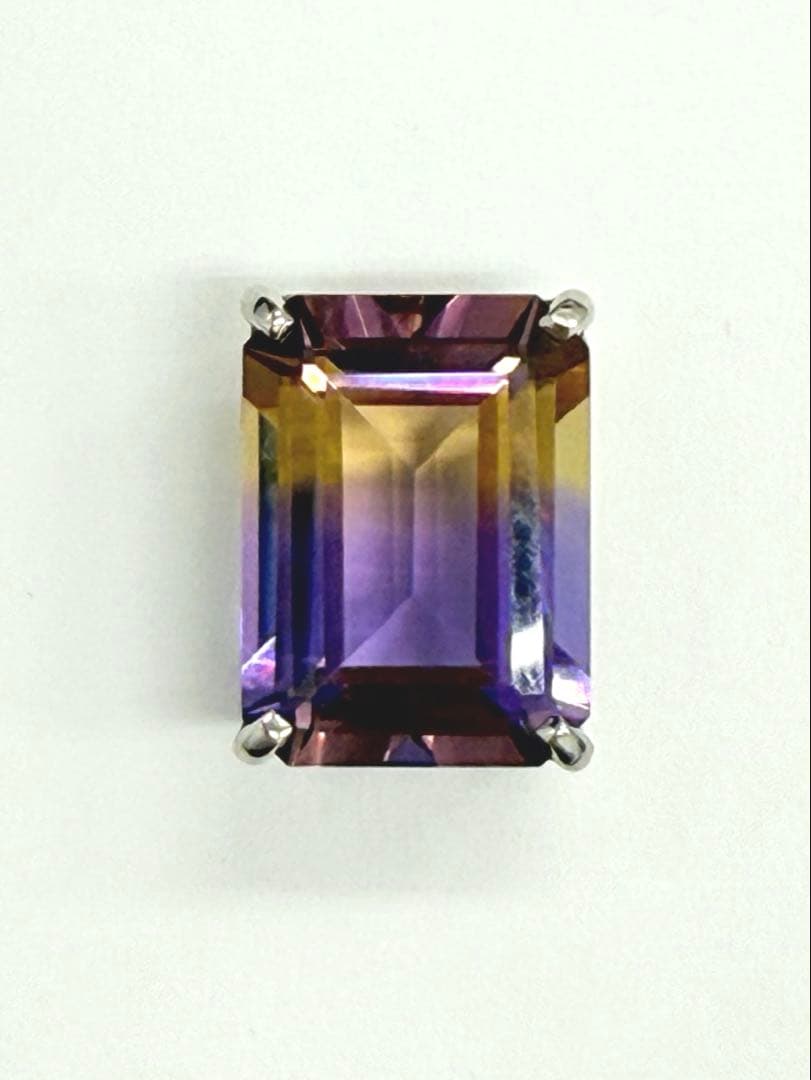 PT900アメトリン10.0ct ペンダントトップ