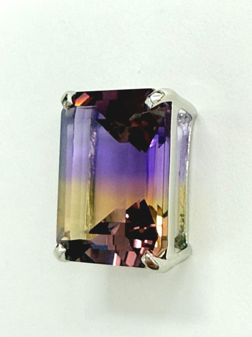 PT900アメトリン10.0ct ペンダントトップ