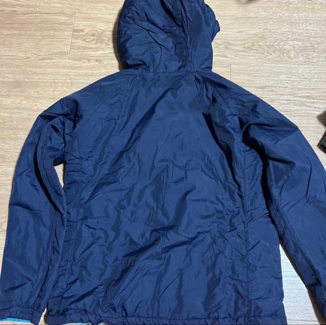 mont-bell リバーシブルダウンパーカー 青