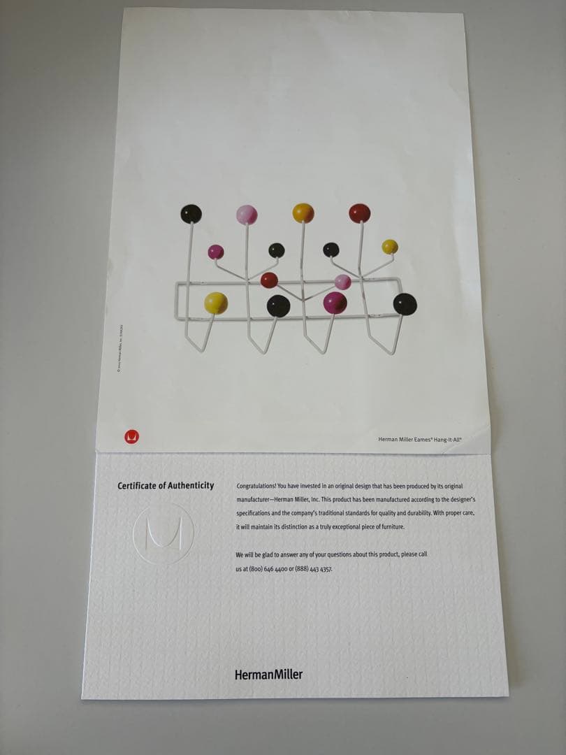 正規品 ハーマンミラー ハングイットオール