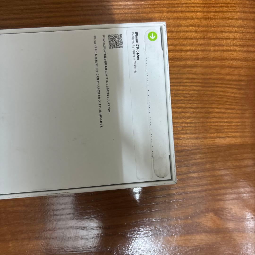 スマートフォン本体 Apple iPhone 17 Promax 2tb