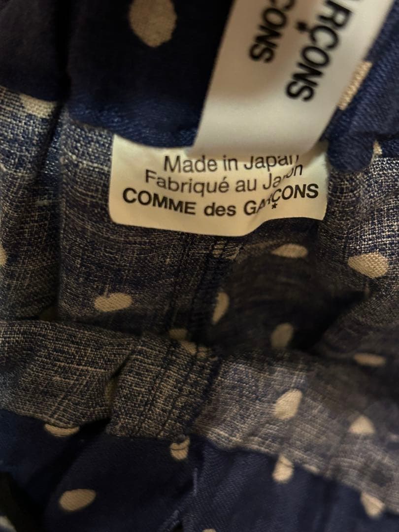 【23(日)迄】コムデギャルソン　コムコム　　ドットサルエルパンツ　XS