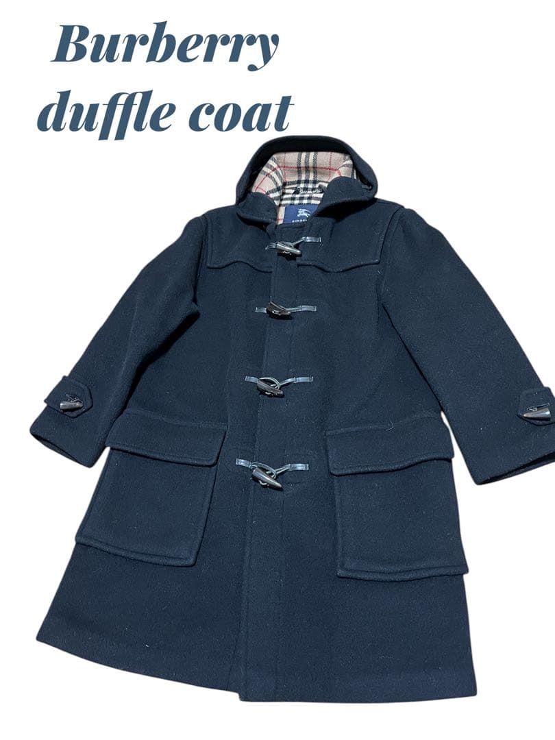 Burberry ダッフルコート ネイビー