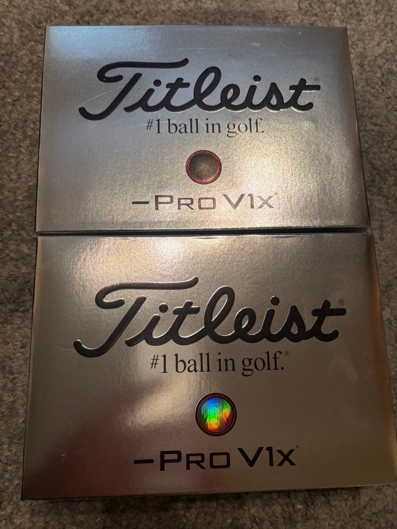 Titleist Pro V1x レフトダッシュ　ゴルフボール 2箱セット