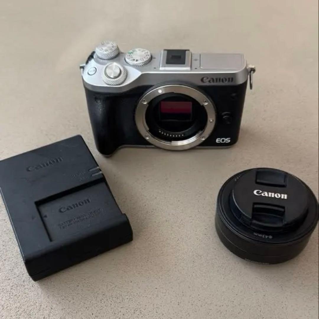 Canon EOS M6ミラーレスカメラ パンケーキレンズセット