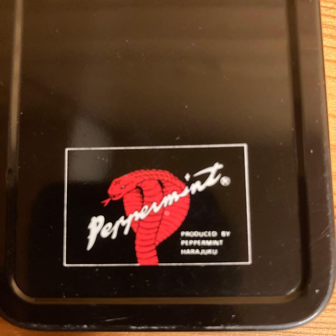 80年代当時物PEPPERMINT ペパーミント缶ペンケース3個セットロカビリー