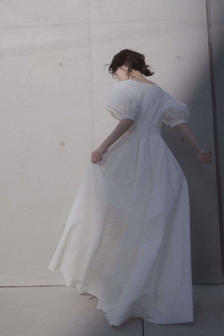kaene タフタカシュクールドレス　36