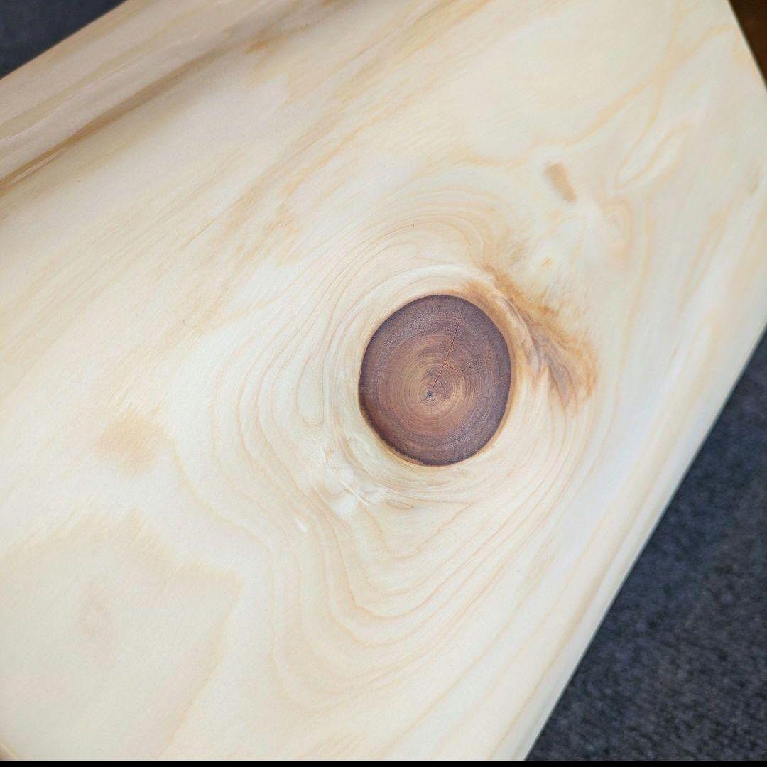 天然ヒバ　切り株　丸太　椅子　スツール　テーブル　高さ約33㎝