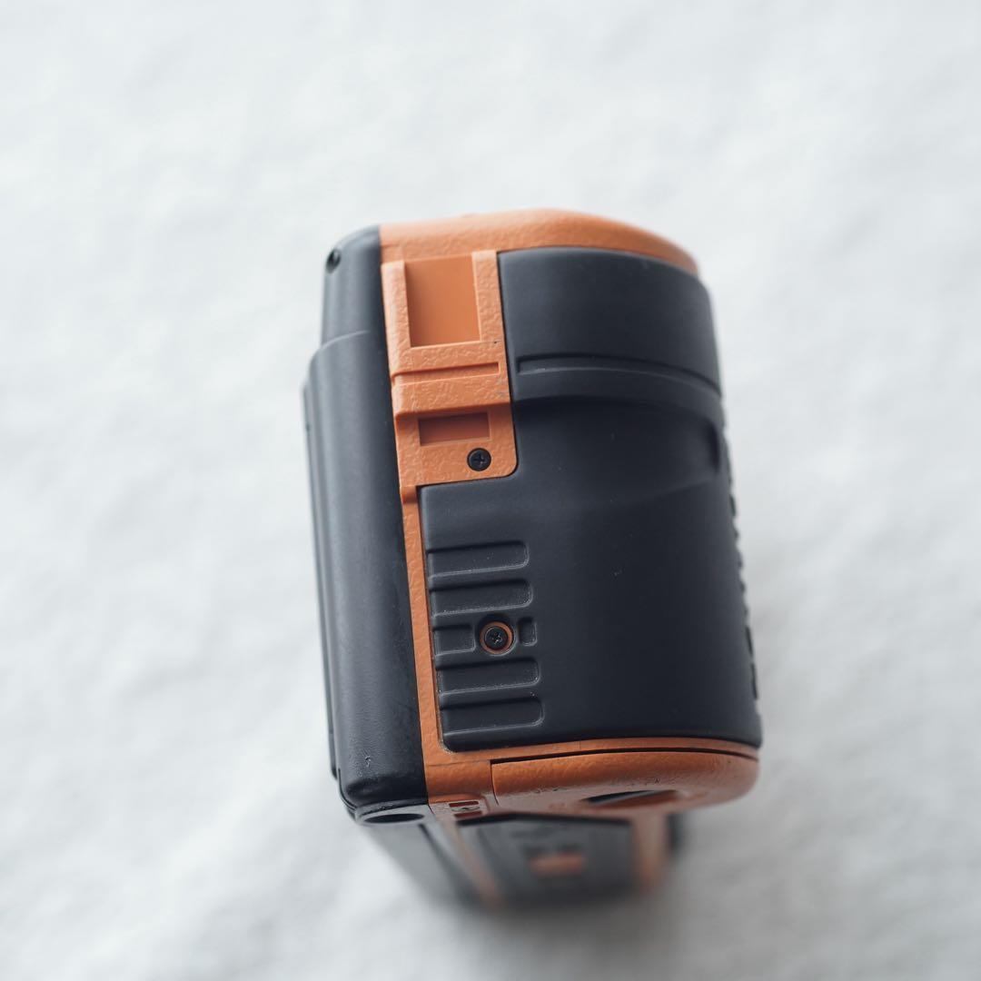 【撮影・OH済み】Konica Wide 28 希少なオレンジ フィルムカメラ