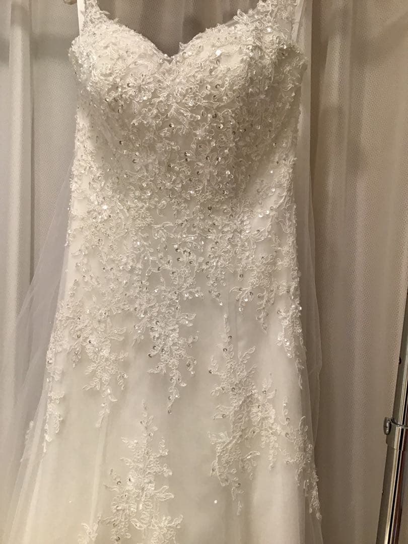 2wayタイプAライン ウェディングドレス オフホワイト