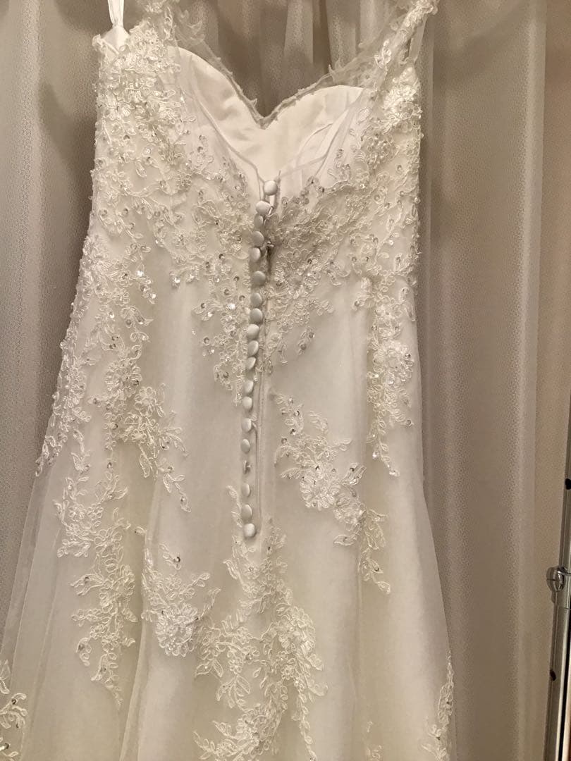 2wayタイプAライン ウェディングドレス オフホワイト