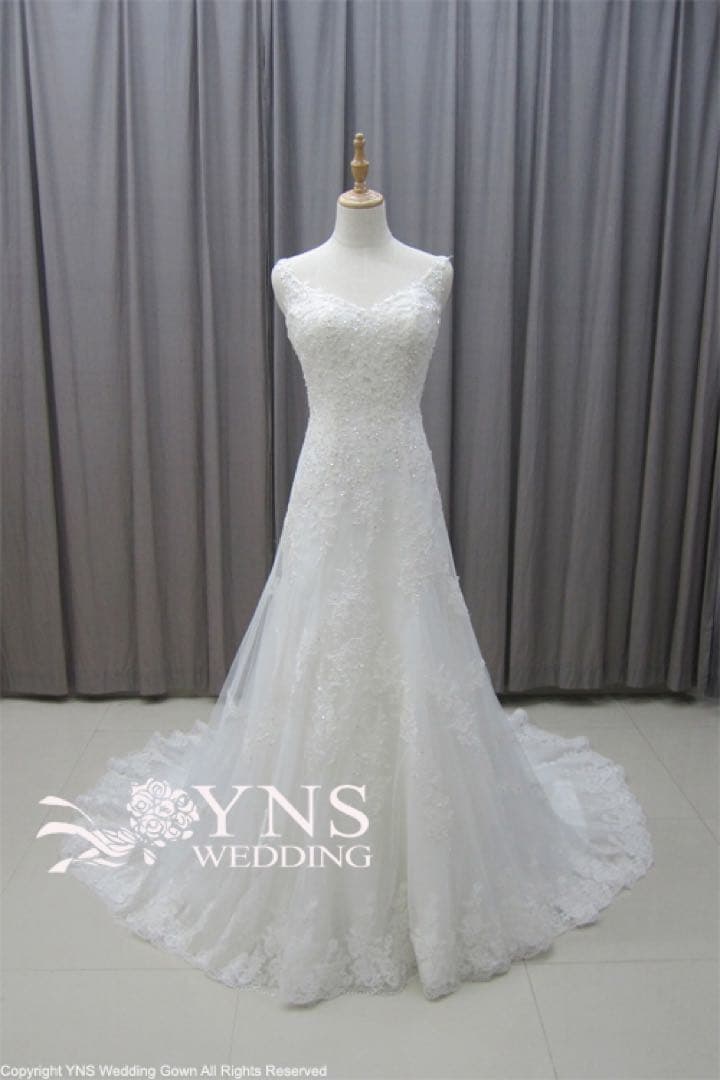 2wayタイプAライン ウェディングドレス オフホワイト