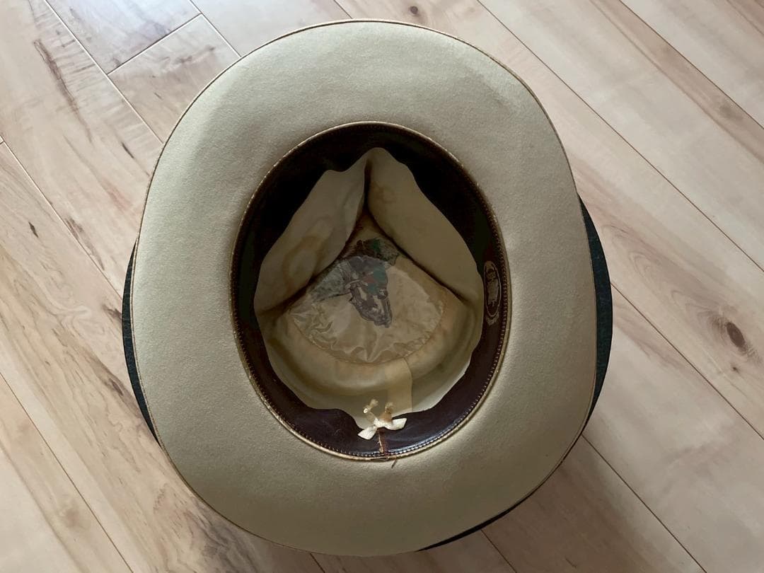 ステットソン　ハット　ビンテージ　50s　ベージュ　ジョニーデップ　ウエスタン