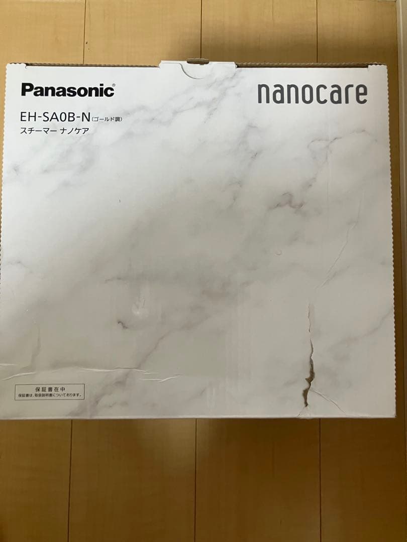新品未使用　Panasonic スチーマー ナノケアEH-SA0B-N GOLD
