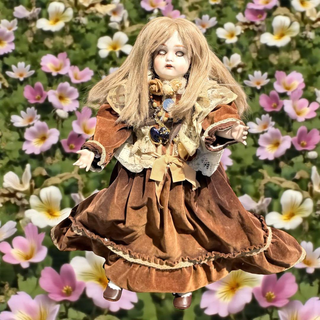 みほこ ビスクドール カマー ラインハルト ベルベット ドレス カメオ