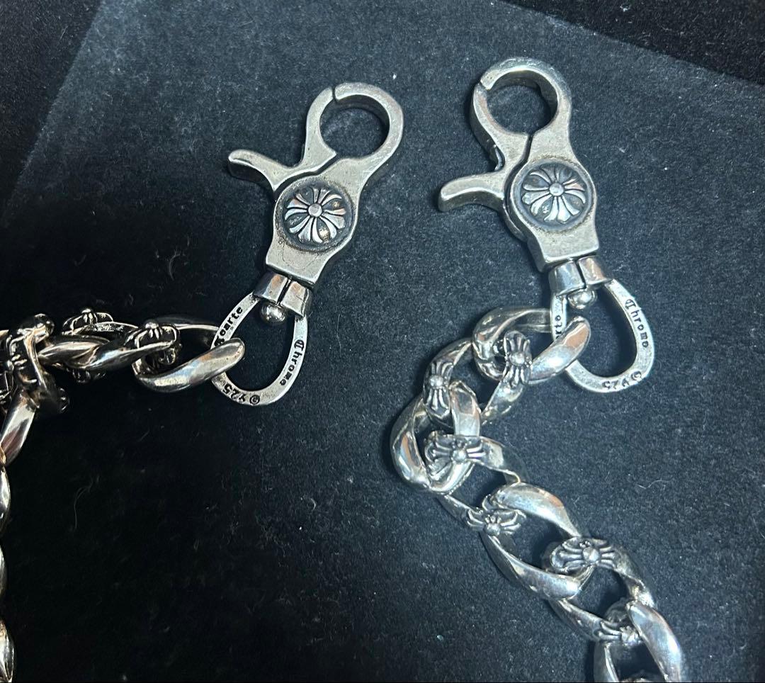 シルバー 925 ブレスレット ウォレットチェーン