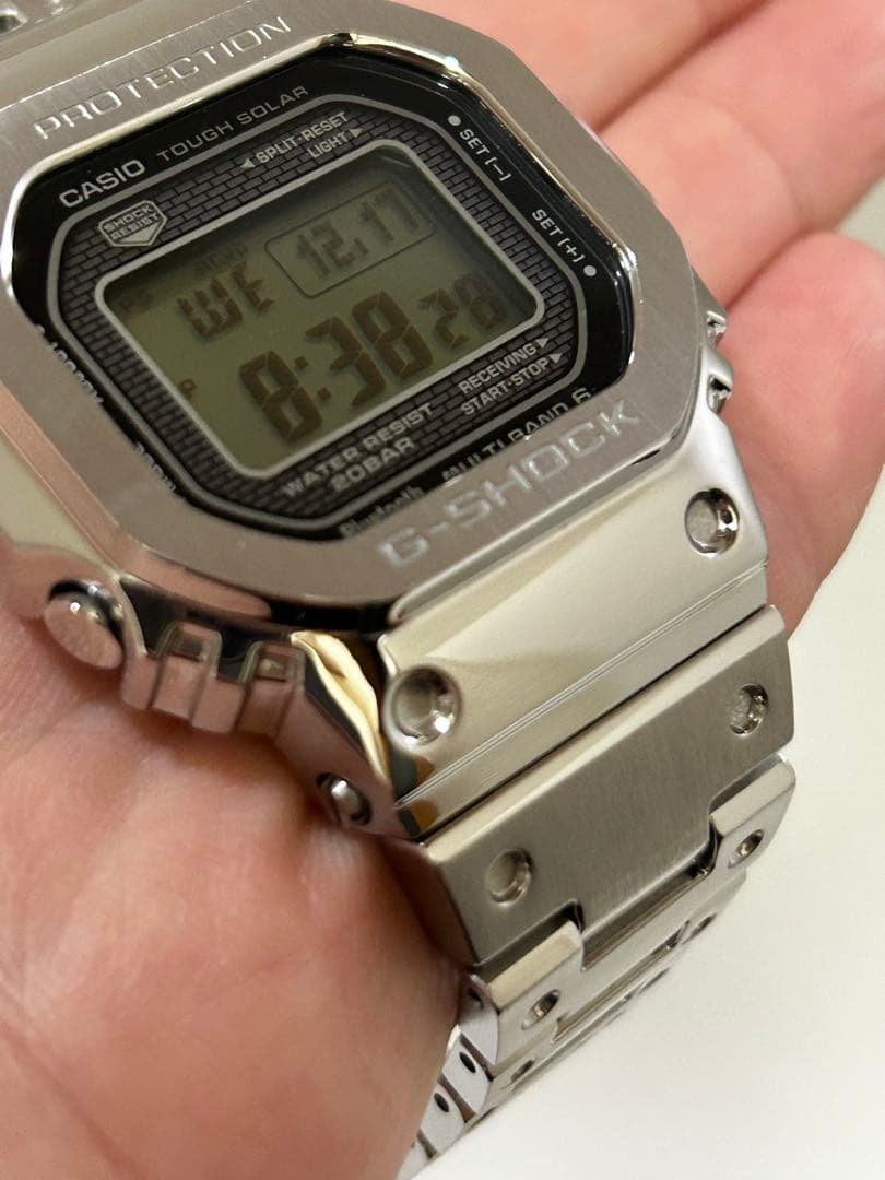 【極美品】G-SHOCK GMW-B5000D-1JF フルメタル シルバー