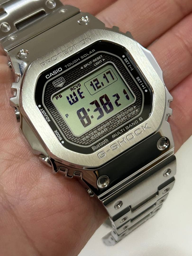 【極美品】G-SHOCK GMW-B5000D-1JF フルメタル シルバー