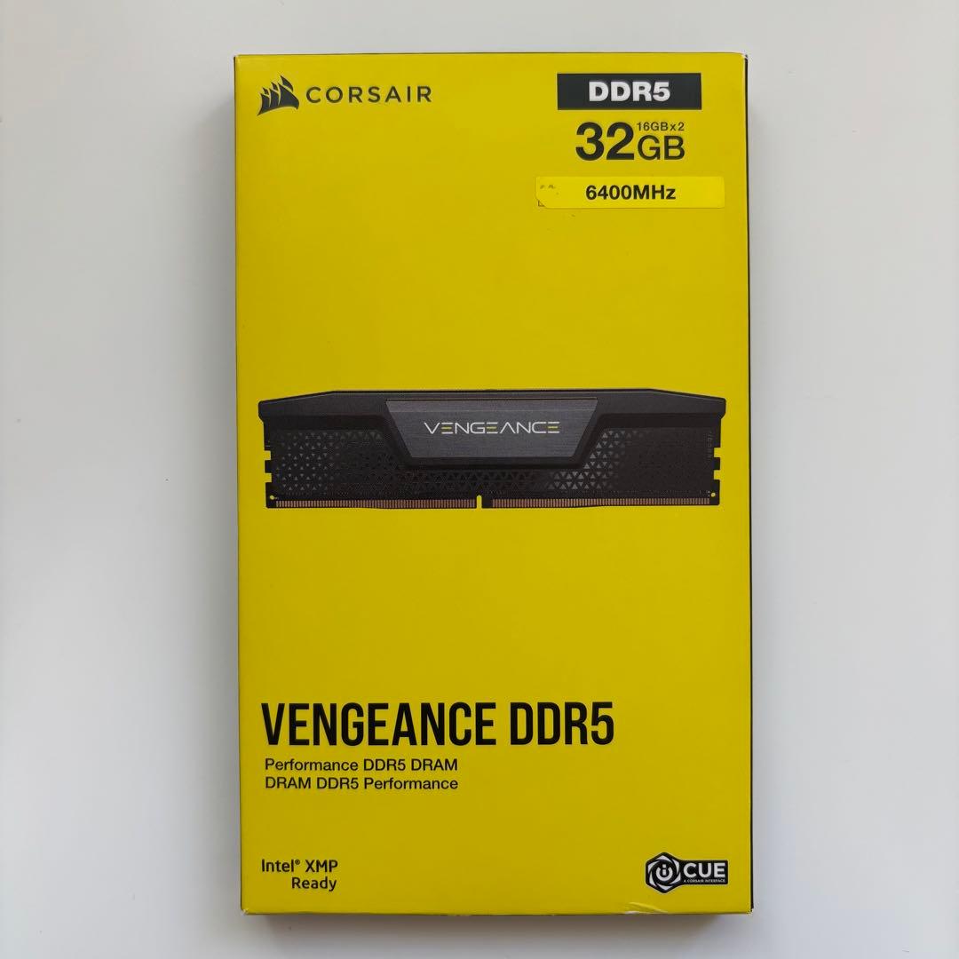 メモリー CORSAIR VENGEANCE DDR5 32GB 6400MHz