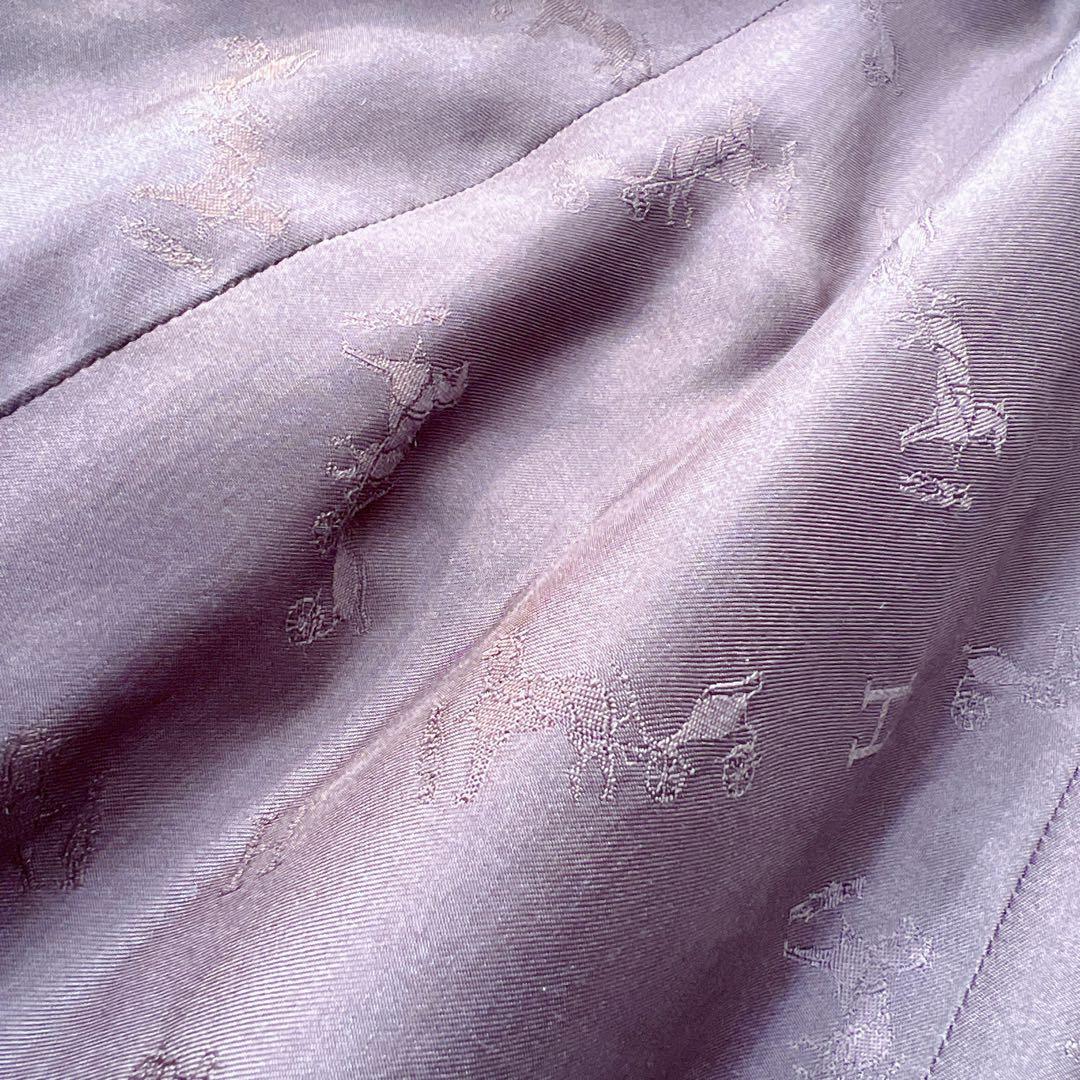 美品　HERMES エルメス　ベロア　上質の極み ジャケット　レザー　冬の光沢