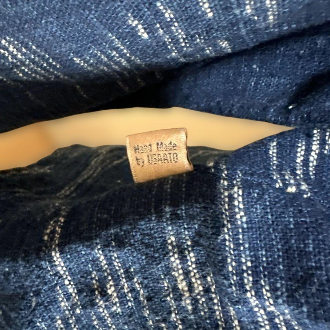 ウサトの服　ハンドメイド ネイビージャケット