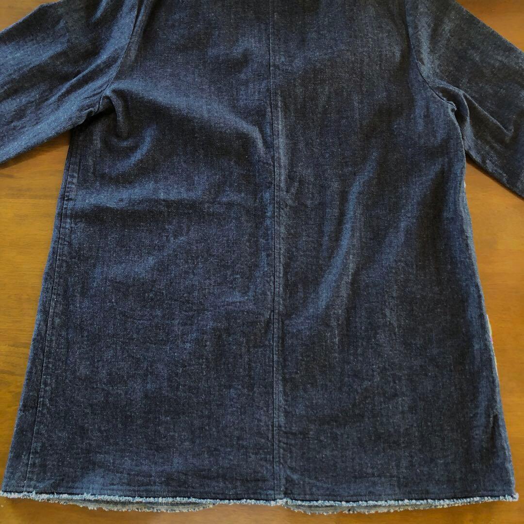 新品　エムアンドキョウコ　レディース　洗える　デニム　ジャケット　ライトアウター