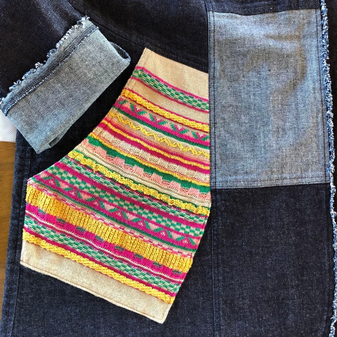 新品　エムアンドキョウコ　レディース　洗える　デニム　ジャケット　ライトアウター