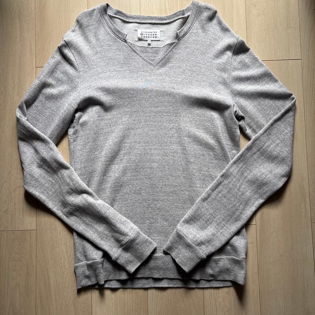 無地 スウェット イタリア製 Maison Margiela カットオフ